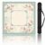 Sindlloger Mahjong Mat for Table, 31.5 x 31.5 Inch American Mahjong Mat with Printed Rules, Thick Anti-Slip Noise-Reducing Game Mat (Green 02)