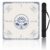 Sindlloger Mahjong Mat for Table, 31.5 x 31.5 Inch American Mahjong Mat with Printed Rules, Thick Anti-Slip Noise-Reducing Game Mat (White E)