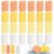 Singhoow 300 Count Compressed Facial Sponges ，Natural Cellulose Face Sponges for Estheticians Spa Cleansing Makeup Remover for Women Skin Exfoliation(Orange, Golden Yellow, Light Yellow, White)