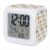 Singingin Cartoon Animal Alarm Clock, Lion Tiger Monkey Zebra Rabbit Blue Strip Digital Clock Night Light with 7 Color, Calendar Temperature Display, NightLight Clock for Bedroom, 3.2×3.2in