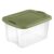 (Single) Storage Bins 70 Quart with Clear Base Stackable Storage Bins Through-Type Handle Design Depressed Lid Storage Containers for Bedding Home Other Large Items