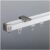 Single Track Curtain Rail, Sliding Curtain Track for Ceiling Mount, Complete Velcro Kit with Accessories, Room Divider & Shower Curtain Rod (4.0m/13.1FT)