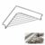 Sink Corner Drying Rack, Kitchen Stainless Triangle Organizer Freestanding