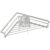 Sink Corner Drying Rack, Stainless Steel Triangular Dish Drying Rack