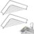 Sink Drying Rack Rustproof Triangle Space-Saving Corner Fruit Cup
