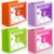 Sinload 4 Pcs 4 Inch Large Ring Binders with Pockets 3 Ring Binder 8.5″ x 11″ Presentation Folder View Binder with Customizable Clear Cover for Documents Files Projects(Multicolored)