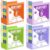 Sinload 4 Pcs 5 Inch Large Ring Binders with Pockets 3 Ring Binder 8.5″ x 11″ Presentation Folder View Binder with Customizable Clear Cover for Documents Files Projects(Multicolored)