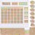 Sinload Classroom Calendar Pocket Chart Set Calendar Bulletin Board Set Seasons Festival Weather Pocket Chart for Classroom Decoration with 3 Metal Hooks Back to School Supplies (Rustic,Wood)