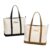 Sinseike Personalized Embroidered Canvas Tote Bag for Women, Large Tote Bag