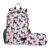 siphylline Cartoon Cute Black Valentine Love Dog Backpack And Lunch Box For Boys School Backpacks For Girls With Lunch Box School Bag Boy age 8-10 years old