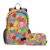 siphylline Colorful Cartoon Candy Food Backpack With Lunch Box For Boys School Backpacks For Girls With Lunch Box And box Set 10-12