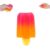Siporui Ice Cream Cone Squishy Fidget Toy for Kids Ages 3+ & Adults, Slow Rising Squeeze Toy, Soft Popsicle-Shaped Desk Toy for Classroom Rewards, Party Favors & Birthday Gifts (Popsicle- 2)