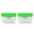 Sistema Nest It Meal Prep Food Storage Containers with Lids, 10-Pack of 3.7-Cup Containers with 2 Divided Compartments, Airtight & Leak-Resistant, Dishwasher, Microwave, & Freezer-Safe, BPA-Free