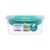 Sistema To Go Stax Leakproof Food Storage Container, 1.15 L, Airtight, Stackable, Easy Locking Clips, BPA-Free, Blue OR Teal (Colour Not Selectable)