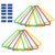 Sisyeuo Dynamic Exercise Hoop Set for and Adult Rings Toss Game Toy for Gym Practice Birthday Parties and Holiday Celebration Activity Rings Toss Game Toy