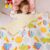 Sivio Minky Dotted Weighted Blanket 3lbs, Super Soft Crystal Velvet Reversible Heavy Blanket with Cute Cartoon Patterns, 36×48 Inch, Rocket White
