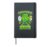 Six Seven Bruh Shamrock St Patricks Day Hardcover Journal, Black