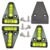 SIZIKJXGHWYI 3Pcs Magnetic T Level with Screws Mounted, Screw and Magnetism Dual-function Bubble Spirit Levels, Leveling for Trailers, Camera, Telescope, Tripods
