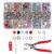Siziviki 200 Set Snap Button Kit – 9.5mm 10 Colors Snaps for Fabric – Fastener Pliers & Snap Fastener Tool – 100 Hollow & 100 Solid – Suitable for DIY, Sewing, Crafting