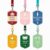 SJUDHHG 6 Pcs Hall Pass Lanyards and School Passes, Wooden Classroom Passes, Lobster Claw Clasp for Hall, Restroom, Library, Office and Nurse, Back to School Gift