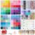 SJZWSD Premium 6-Box Clay Beads Bracelet Making Kit – 12,000 Polymer & Heishi Beads in 96 Colors,Jewelry Kit with Over 1,300 Letter Beads & Exclusive Mermaid Charms – Gift for DIY Enthusiasts