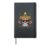 Skeleton Maracas Mexican Party Dia De Los Muertos Hardcover Journal, Black