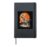 Skeleton T-Rex Trick or Treat Halloween Dinosaur Hardcover Journal, Black