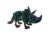 Skeleton Triceratops Articulated Dinosaur Figure, Tri-Color PLA Fossil Style Dino, Flexible 3D Printed Collectible for Display, Fidget Fun, Dinosaur Lovers, 8.5 Inch