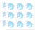 Skeleton Unicorn Holographic Fantasy 18 Pack 2 Inch Vinyl Stickers