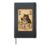 Sketch Black Cat Eating Ramen Japanese Noodle Manga Artist Hardcover Journal, Black