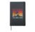 Skiier Jump Don’t Follow Me I Do Stupid Things Retro Skiing Hardcover Journal, Black