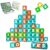 SKTMYY Magnetic Tiles Letters & Numbers, 69PCS Mini Travel Magnet Building Blocks Alphabet ABC Learning Toys for Kids Toddlers Montessori STEM Toy for Preschool Classroom Birthday Gifts for Boys Girls