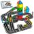 SKTMYY Magnetic Tiles Road Set with Cars & Ramp, STEM Magnetic Tiles for Kids Ages 4-8, Creative Magnet Building Blocks Expansion Pack, Montessori Toys for 4+ Years Old Boys Birthday Gifts