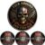 Skull Challenge Coin, Double-Sided Embossed