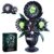 Skull Flower Building Set, Gothic Botanical Kit for Adults, Halloween Decor