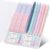 SKYDUE Cute Mechanical Pencils Set, 0.5mm & 0.7mm Mechanical Pencils, 360PCS HB Lead Refills, 4PCS Pastel Erasers, Pastel Aesthetic School Supplies for Writing, Drawing and Sketching