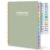 SKYDUE Teacher Planner 2026-2027 Academic Year, 8.5″ x 11″ Teacher Lesson Planner with Monthly Tabs & Stickers, Lesson Plan Book 26-27, Green