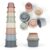 SKYWHALE Stacking Cups Baby Toy, 8PCS Nesting Playset for Toddlers