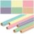 Skyygemm 6 Rolls Bulletin Board Paper Rolls,4 x 24 ft,Pastel Color