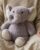 Sleepfolio Weighted Plush Bunny, 4.4 Lbs Plush Companion (Purple Elephant)