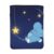 Sleeping Hippo Book Sleeve with Zipper Front Pocket for Hardcover