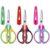 SLEMOON Kids Scissors for Age 6+, 6″ Blunt Tip Scissor with Cover, 3 Pack