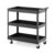 SlickBlue 3-Tier Rolling Utility Cart, Steel Service Cart with Locking Wheels