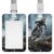 Sliding Id Badge Holder with Detachable Lanyard & Clear Window