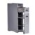 Slim Bathroom Cabinet Grey with Drawer, 18 x 40 x 70 cm