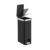Slim Kitchen Trash Can, 10.5 Gallon Plastic Step Garbage Bin with Soft Close Lid, Black
