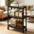 Slim Rolling Storage Cart with Wheels, Mobile Utility Organizer for Snacks, Toiletries, Household Items, Narrow Shelves for Home and Office Use