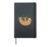 Sloth chilling on Branch lazy Nature Hardcover Journal, Black