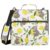 Sloth Lemon Tree Zipper Binder Bag 3 Ring with Shoulder Strap Zippered Binder Fits 13 Inch Laptop File Folder Document Organizer for School College Office Supplies