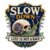 Slow Down Life is Not A Race Snail Skull Graphic Print UV DTF Clear Transfer Decal Sticker for car Bumper Skateboards Water Bottles Tumbler laptops